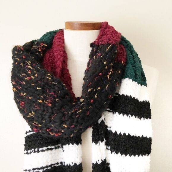 Free People Chunky Nova Stripe Tassel Scarf - Picture 4 of 7